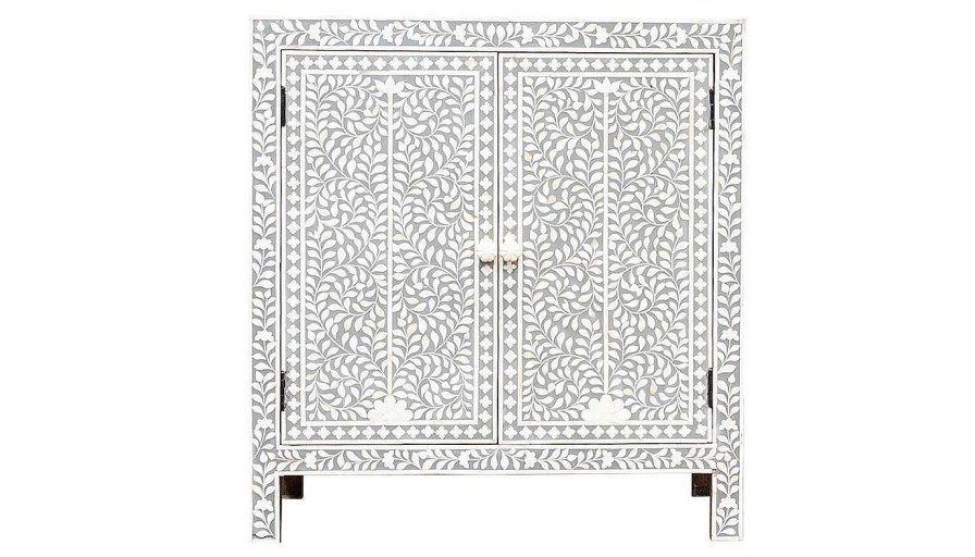 Accents World Piazza | Sade 2-Door Bone Inlay Sidboard