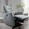 Living Room JB Home Upholstery Recliners | Ellie Ii Grey Power Recliner