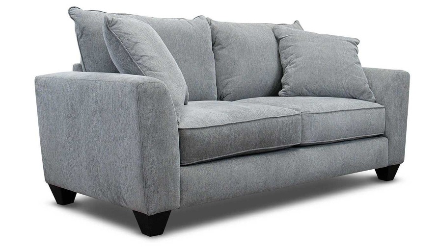 Living Room JB Home Upholstery Upholstered Loveseats | Slt Grey Loveseat