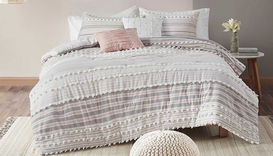 Bedroom Olliix Bedding Sets | Calum Jacquard Comforter Set