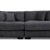 Living Room Dallas Sofa Company Upholstered Collections | Spartan Grey Xxl Chaise Lounge