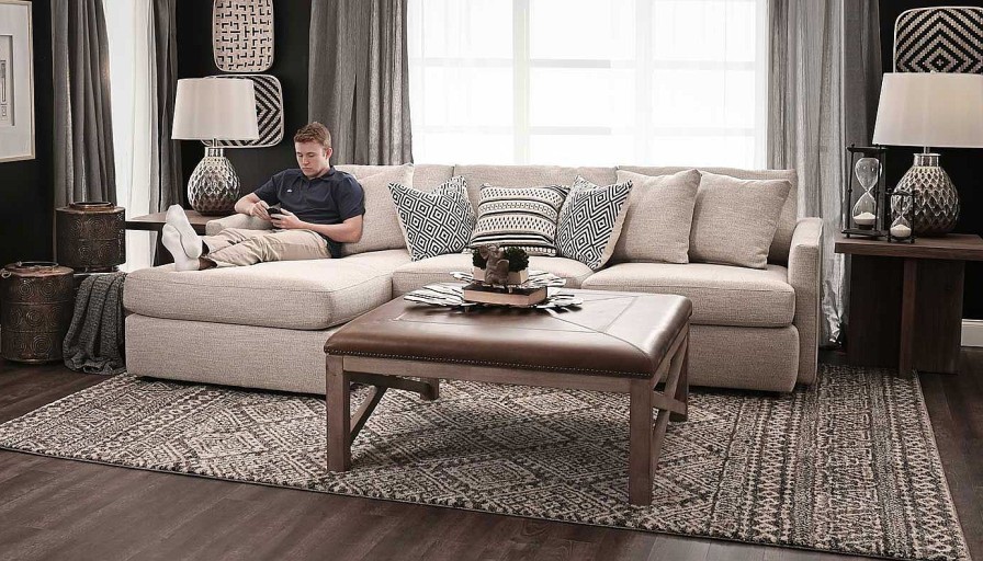 Living Room Dallas Sofa Company Upholstered Collections | Bishop Sofa With Chaise