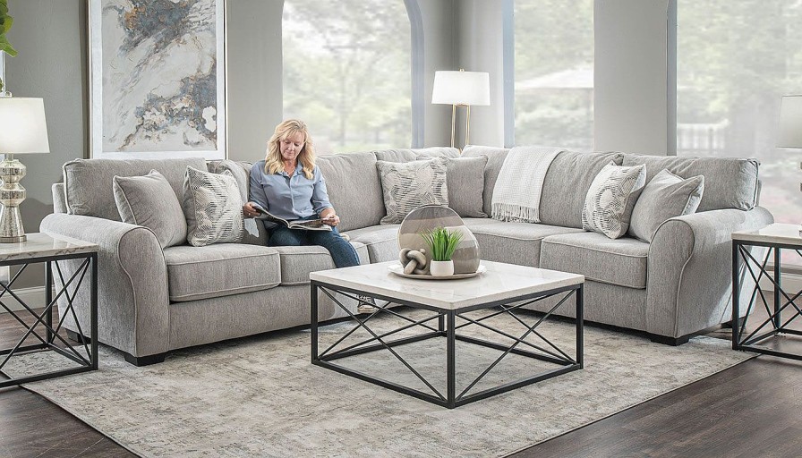 Living Room Home Zone Furniture Upholstered Collections | Demeter Studio Sectional