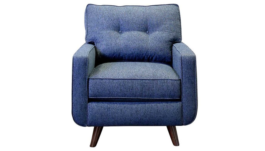 Living Room JB Home Upholstery Upholstered Chairs | Hollywood Denim Chair