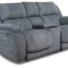 Living Room Dallas Sofa Company Reclining Loveseats | Port Arthur Ii Grey Triple Power Loveseat