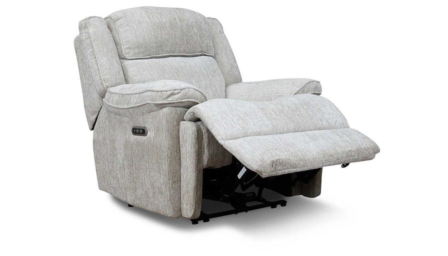 Living Room Dallas Sofa Company Recliners | Lonestar Ii Parchment Power Recliner