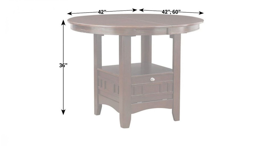 Dining JB Home Case Goods Counter Height Tables | Waylon Counter Height Table