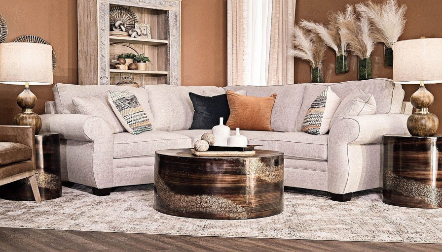 Living Room JB Home Upholstery Upholstered Collections | Pierce 3-Piece Studio Sectional