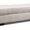 Living Room Dallas Sofa Company Upholstered Ottomans | Mustang Beige Ottoman