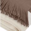 Accents Olliix | Stockholm Faux Cashmere Taupe Throw