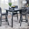 Dining Home Zone Furniture Bar Height Collections | Triangle Bar Height Table & Chairs