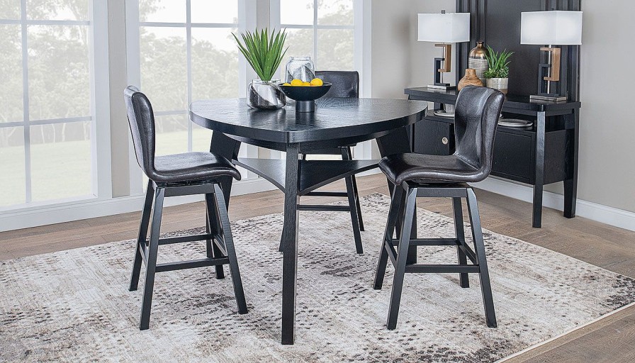 Dining Home Zone Furniture Bar Height Collections | Triangle Bar Height Table & Chairs