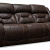 Living Room Dallas Sofa Company Reclining Collections | Houston Ii Chocolate Power Sofa & Loveseat