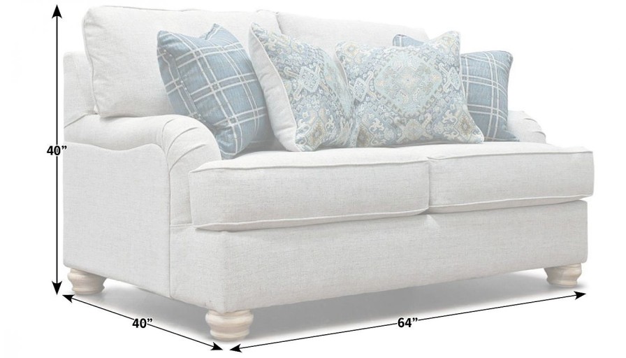 Living Room Dallas Sofa Company Upholstered Loveseats | Anastasia Loveseat