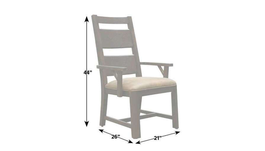 Dining JB Home Case Goods Dining Height Chairs | Rio Grande Dining Height Arm Chair