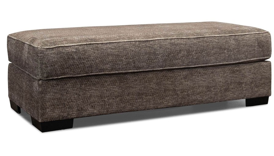 Living Room Dallas Sofa Company Upholstered Ottomans | Mustang Tan Ottoman