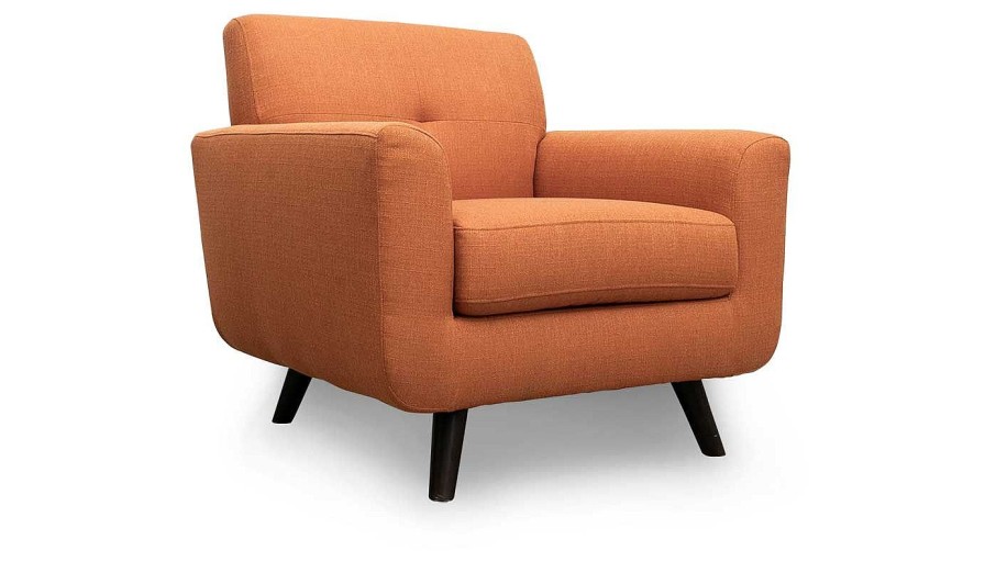 Living Room JB Home Upholstery Upholstered Chairs | Carol Orange Chair