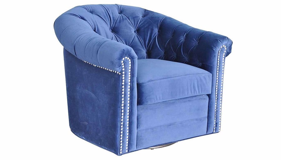 Accents JB Home Upholstery | Artemis Royal Blue Accent Chair