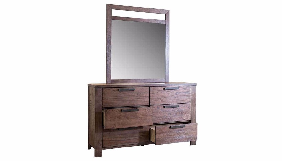 Bedroom JB Home Case Goods King Collections | Bradley King Bed, Dresser, Mirror & Nightstand