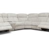 Living Room JB Home Upholstery Reclining Collections | Easthill Beige 6-Piece Sectional