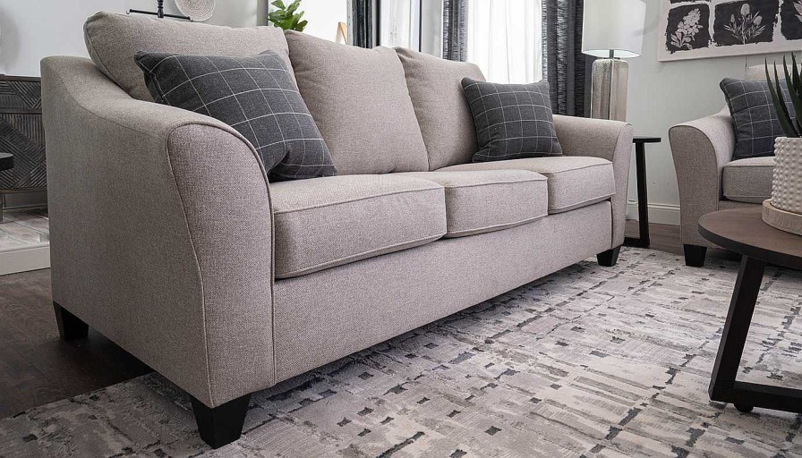 Living Room Dallas Sofa Company Upholstered Sofas | Denton Putty Sofa