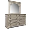 Bedroom Home Zone Furniture Dressers & Mirrors | Florence White Dresser & Mirror