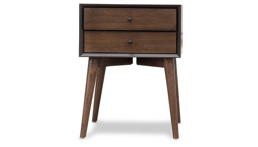 Bedroom JB Home Case Goods King Collections | Mid Century King Bed, Dresser, Mirror & Nightstand