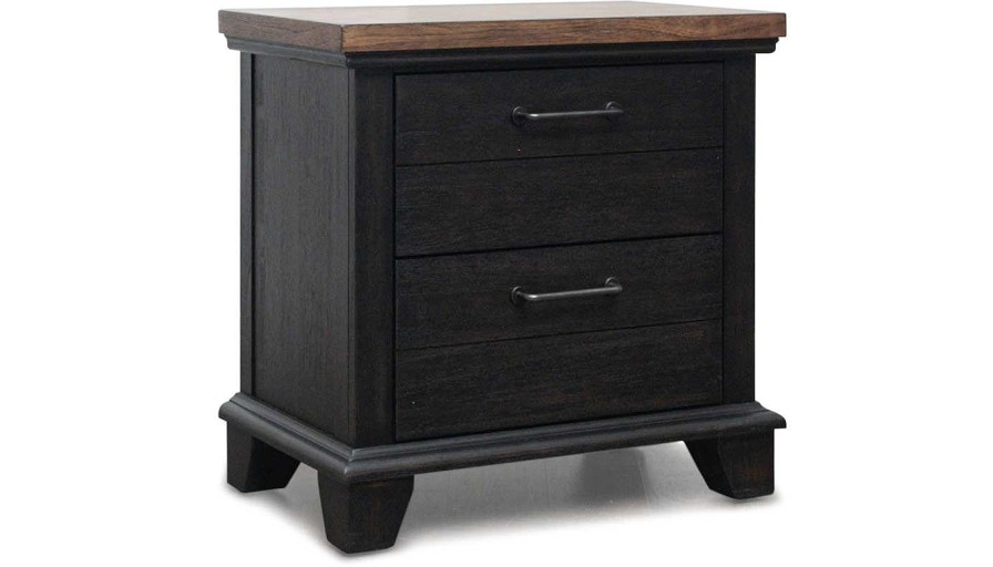 Bedroom Home Zone Furniture Nightstands | Bear River Brown Nightstand