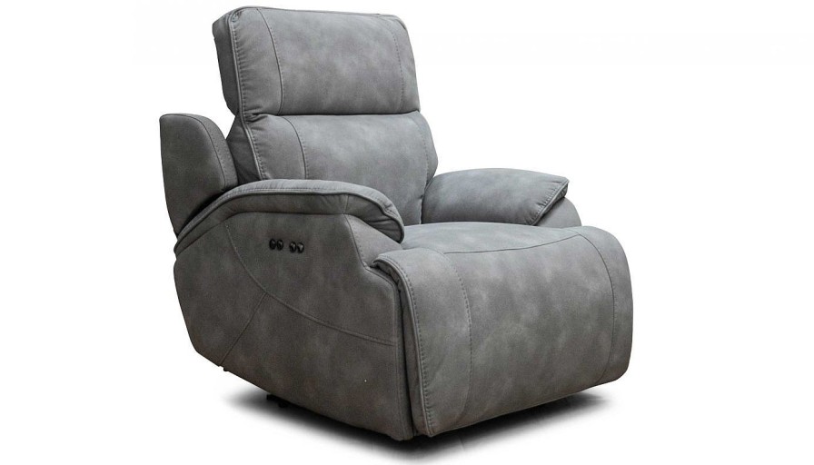 Living Room JB Home Upholstery Recliners | Ibiza Power Fabric Recliner