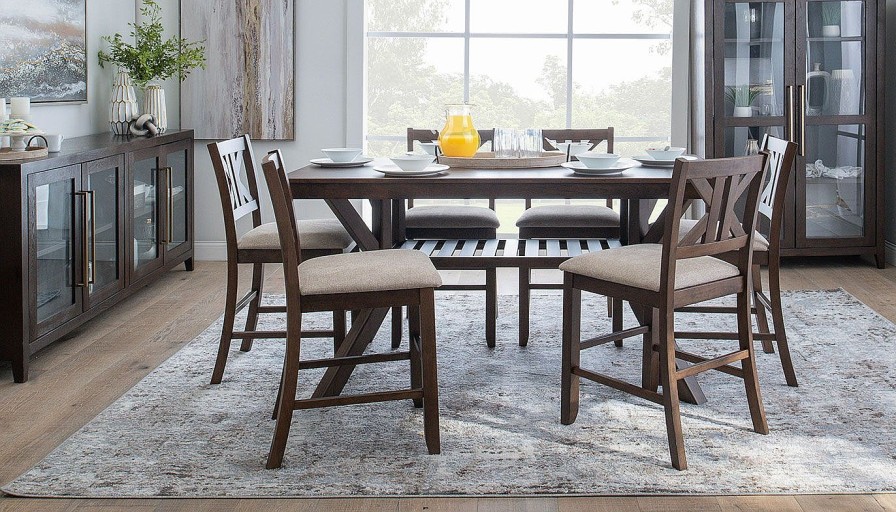 Dining Home Zone Furniture Counter Height Collections | Generations Counter Height Table & Chairs