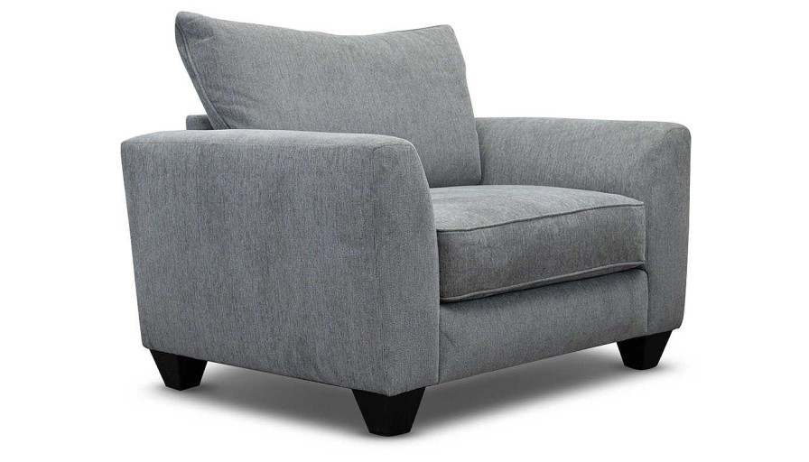 Living Room JB Home Upholstery Upholstered Chairs | Slt Grey Chair