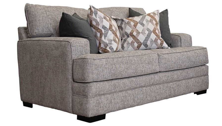 Living Room Dallas Sofa Company Upholstered Loveseats | Calvert Cream Loveseat