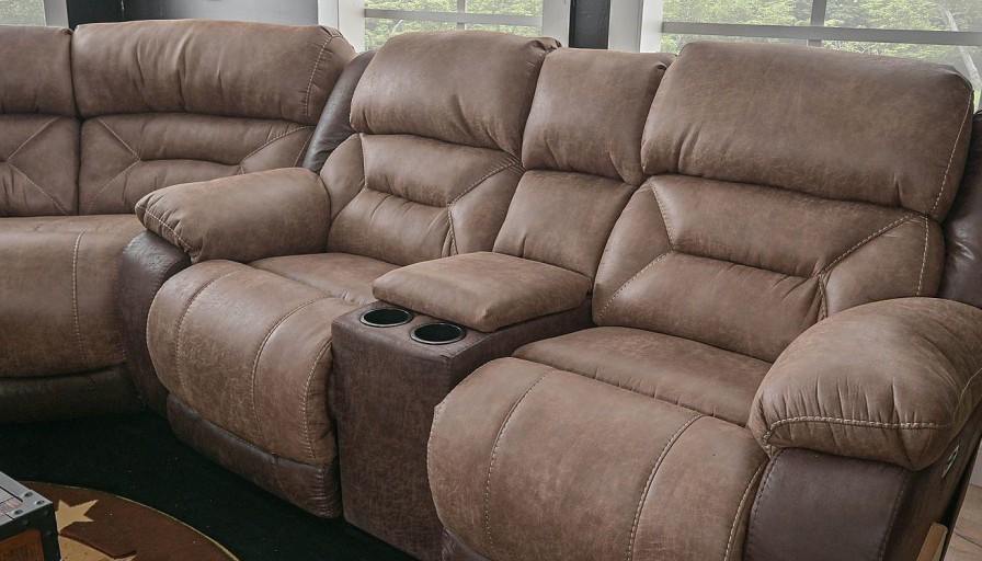 Living Room Dallas Sofa Company Reclining Collections | Houston Two-Tone Power Sectional