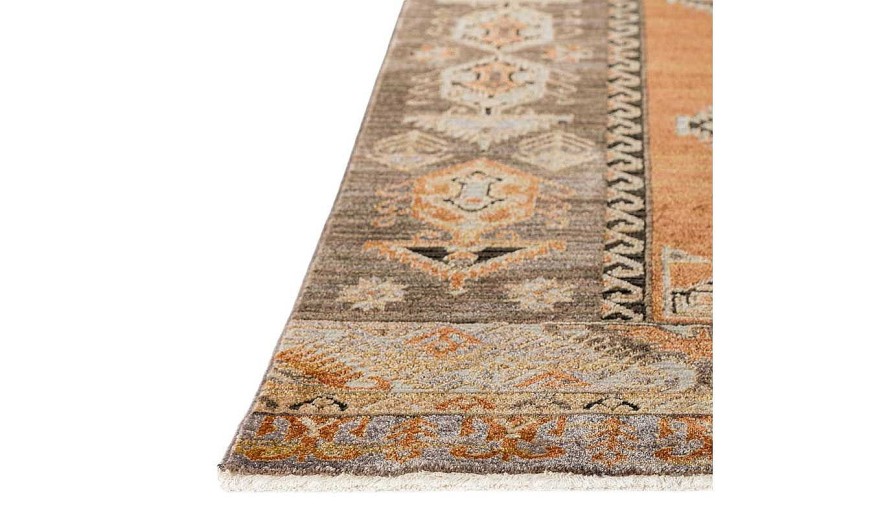 Accents Home Zone Furniture | Odessa Canyon Orange 8 X 10 Rug