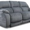 Living Room Dallas Sofa Company Reclining Sofas | Port Arthur Ii Grey Triple Power Sofa