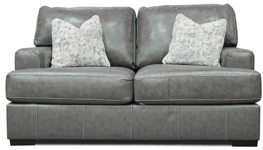 Living Room Dallas Sofa Company Leather Loveseats | Cisco Loveseat